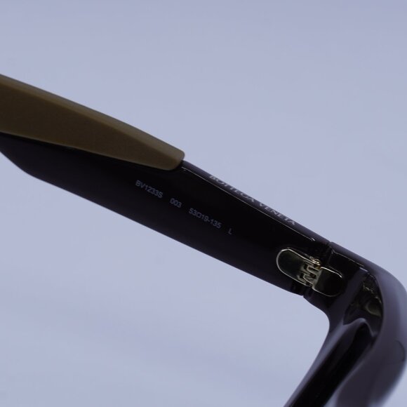 Bottega Veneta BV1233S 003 Sunglasses Brown Square Frame, Grey Lenses - Picture 6 of 10